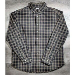 Narragansett Traders Long Sleeve Button Up Plaid Flannel Shirt Mens Extra Large